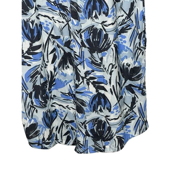 NWT LL Bean Womens Everyday Sun Smart Dress Large Soft Stretchy Beachy Floral - Picture 7 of 11